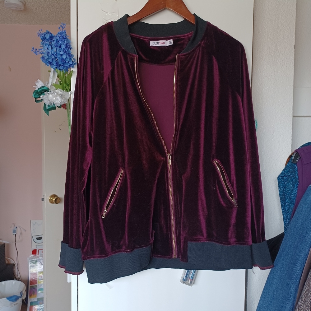 JustFab Satin jacket